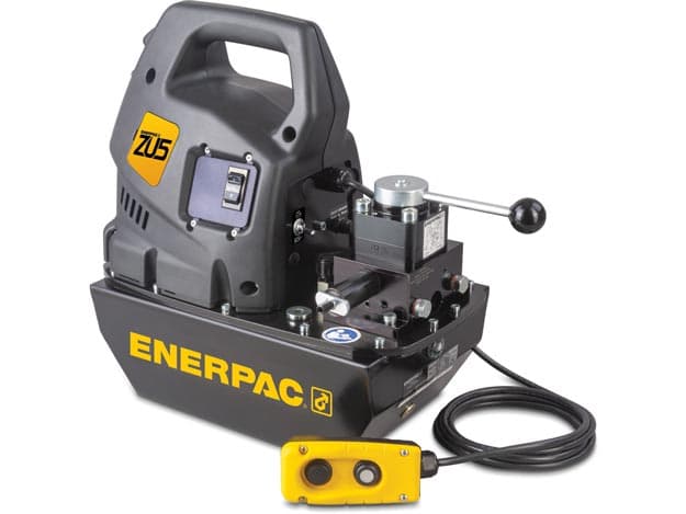 ZU5908PB-P, Electric Post Tensioning Hydraulic Pump, Classic, 4/3 Manual Valve with Pendant, 115V, 1.8 gallon Oil Reservoir