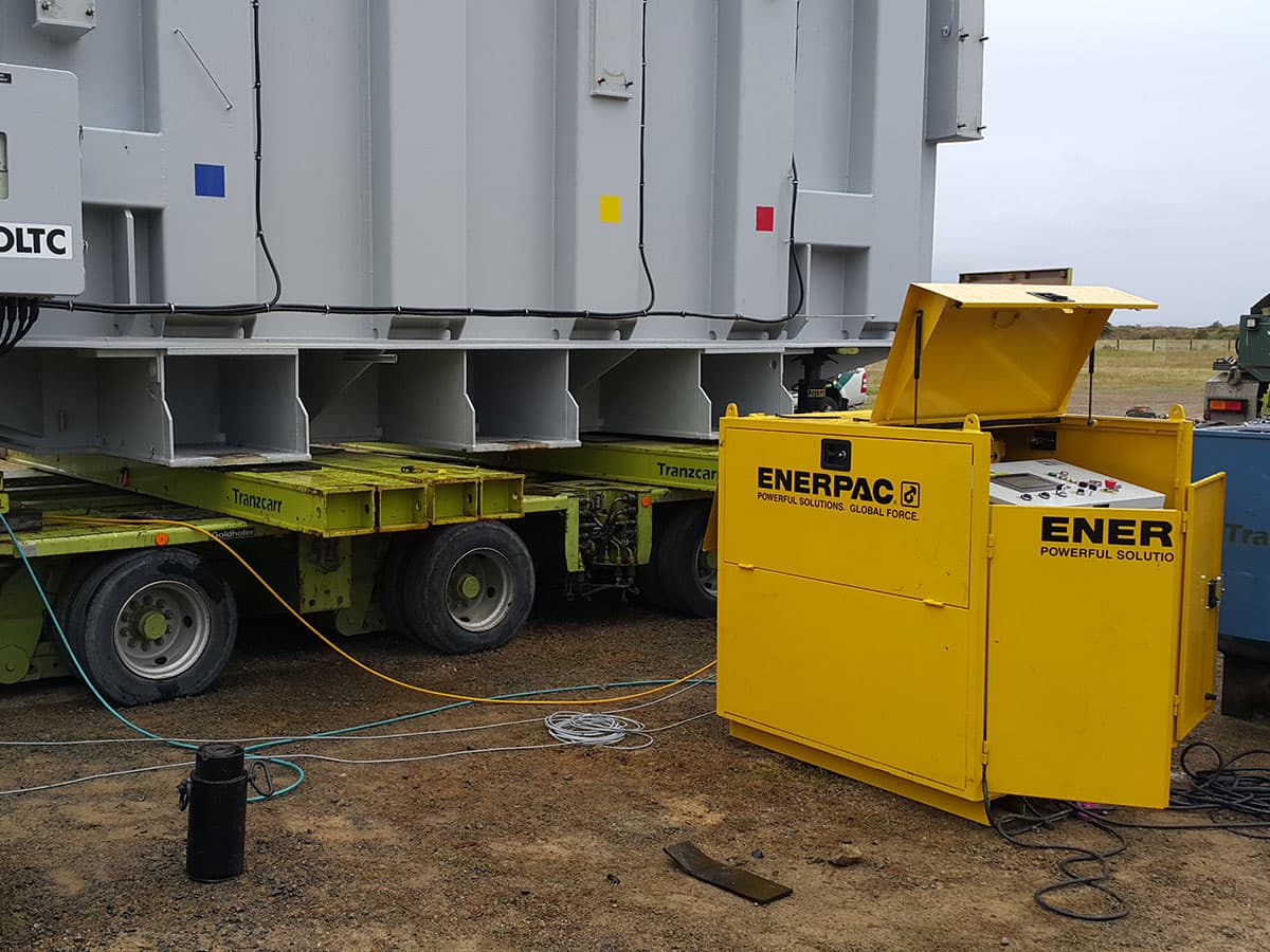 Transformer Lift and Weigh Saves Freight Cost