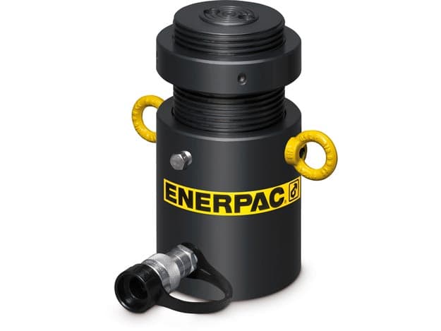 Single-Acting, High Tonnage, Lock Nut Hydraulic Cylinder Jack Ram HCL Series