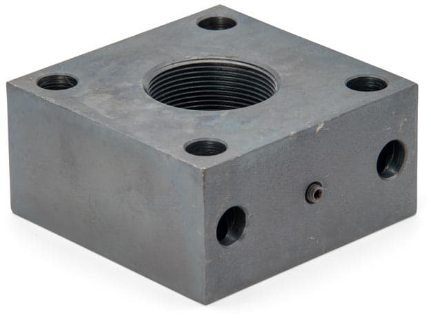 MF351, obdélníková montážní příruba, závit 1,375-18 UNEF in.