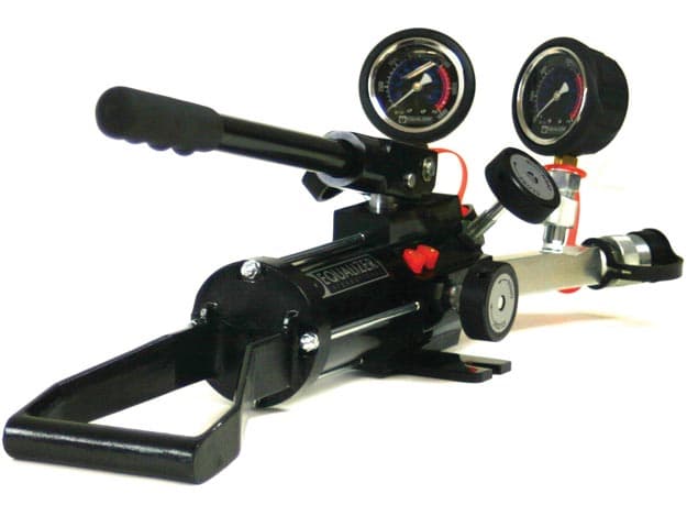 Two Speed Hydraulic Sealed Hand Pump with Gauge and Adaptor HP Series