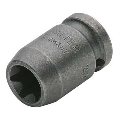 Řada 22014 – čtvercový pohon 12,5 mm (1/2"), pro vnější TX šrouby