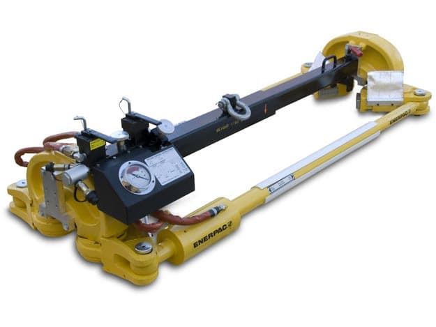 RP120BP, 120 tun, zdvih 6,5 palce, hydraulický stahovák kolejnic